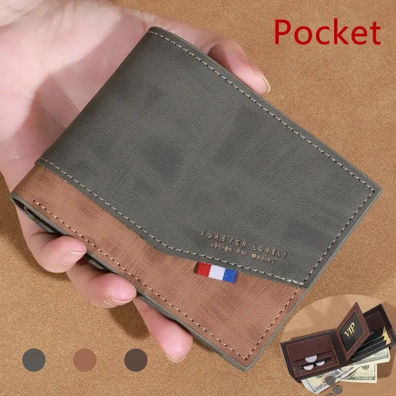 MSD Luxury Carteira Masculina Premium em Pele Sintética