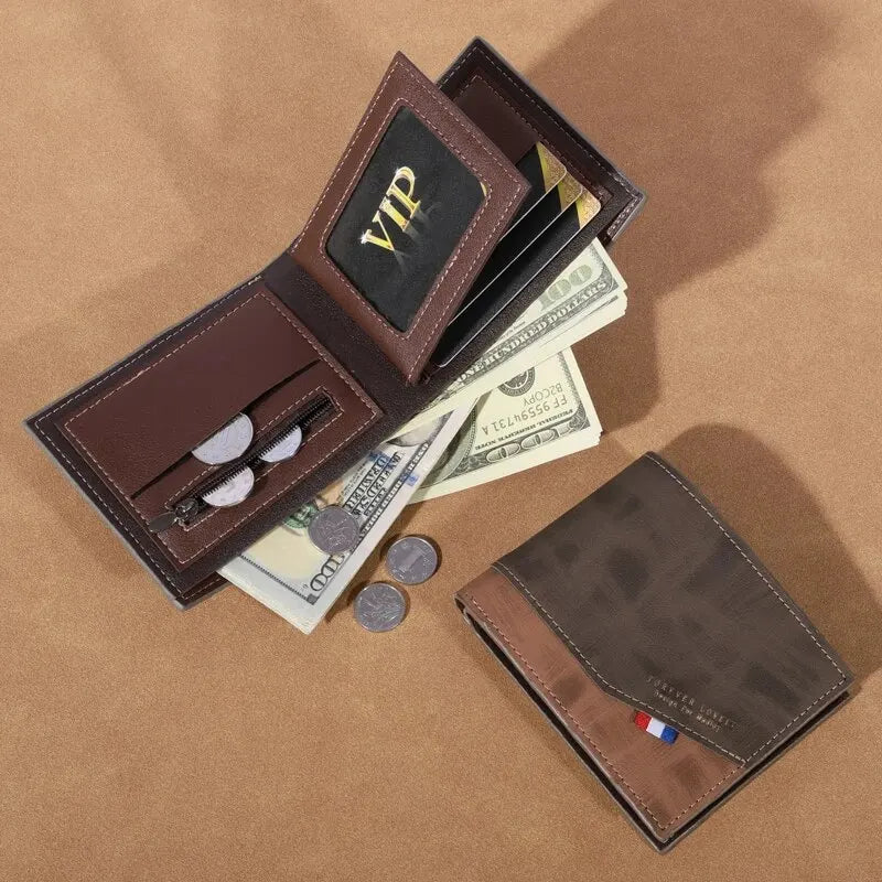 MSD Luxury Carteira Masculina Premium em Pele Sintética