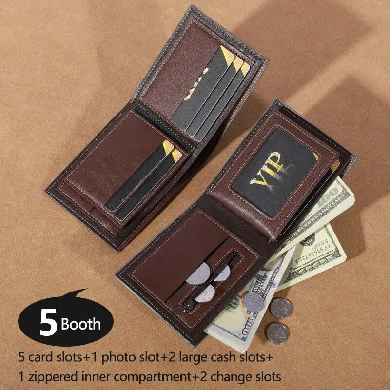 MSD Luxury Carteira Masculina Premium em Pele Sintética