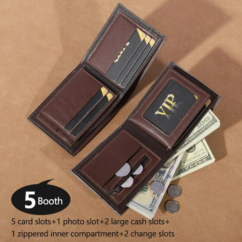 MSD Luxury Carteira Masculina Premium em Pele Sintética